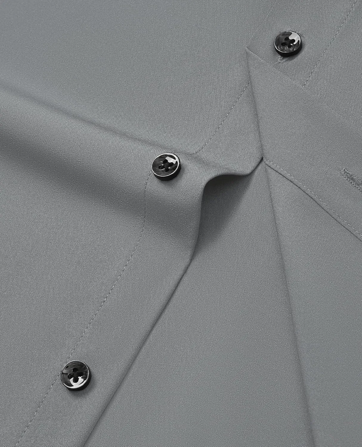Alimens & Gentle Mens Dress Shirts Stretch Long Sleeve Formal Business Wedding Button Down Shirt Wrinkle Free