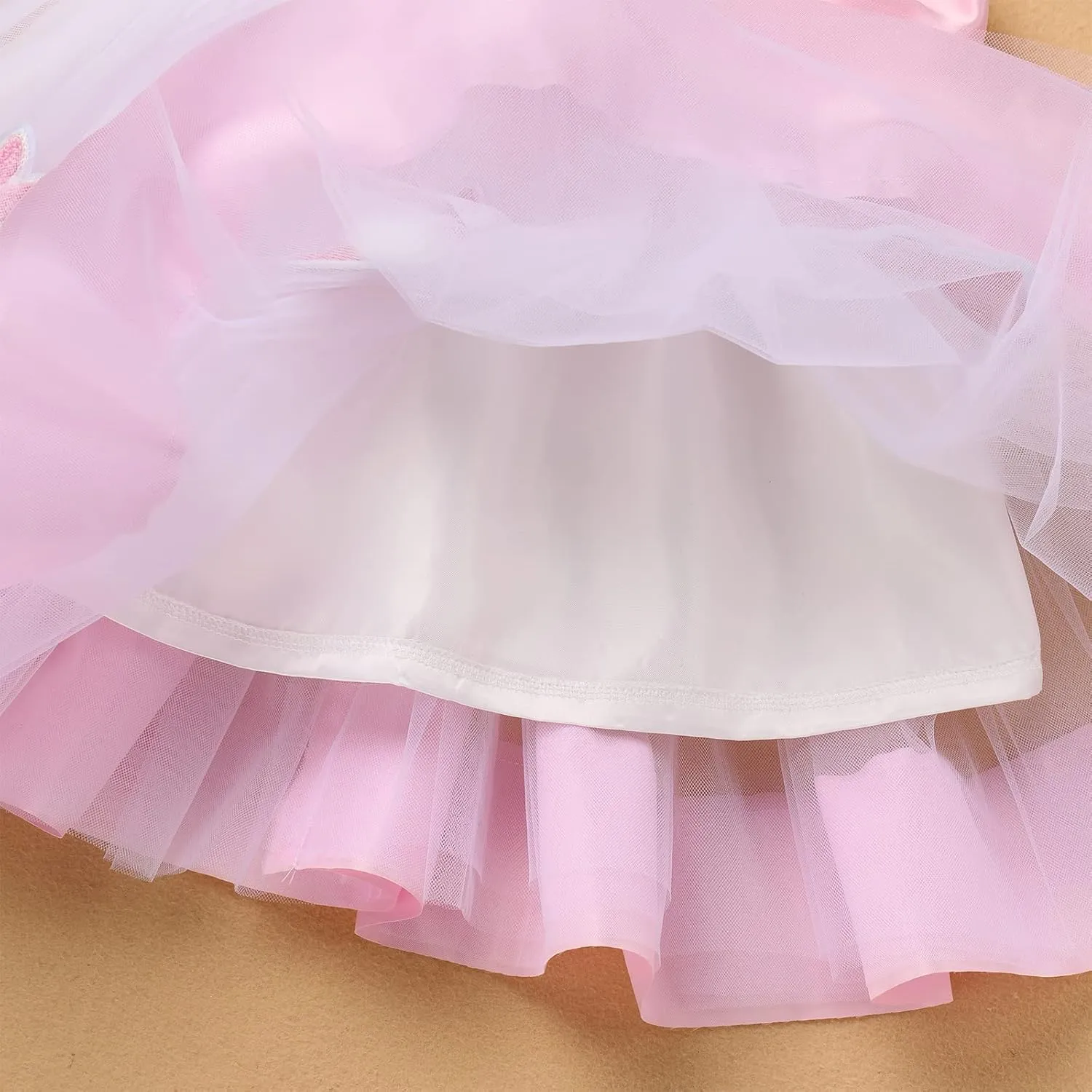 Baby Girl Princess Dress Cake Smash Birthday Tutu Dress Headband Baptism Clothes Set for Cake Smash Photo Shoot