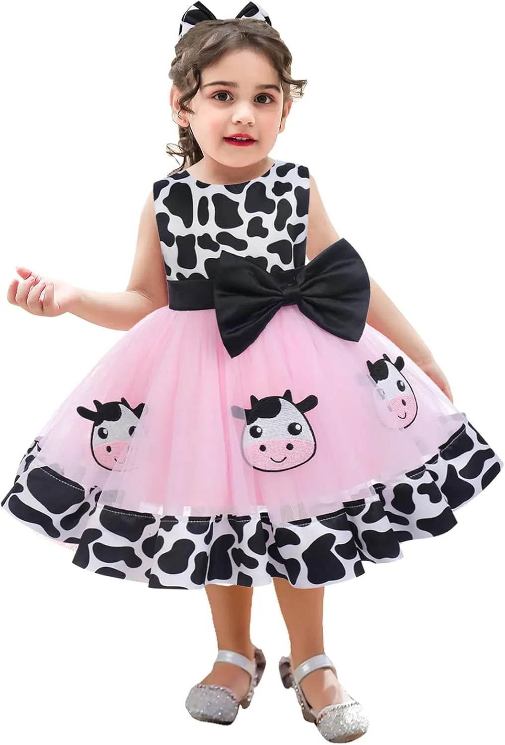 Baby Girl Princess Dress Cake Smash Birthday Tutu Dress Headband Baptism Clothes Set for Cake Smash Photo Shoot