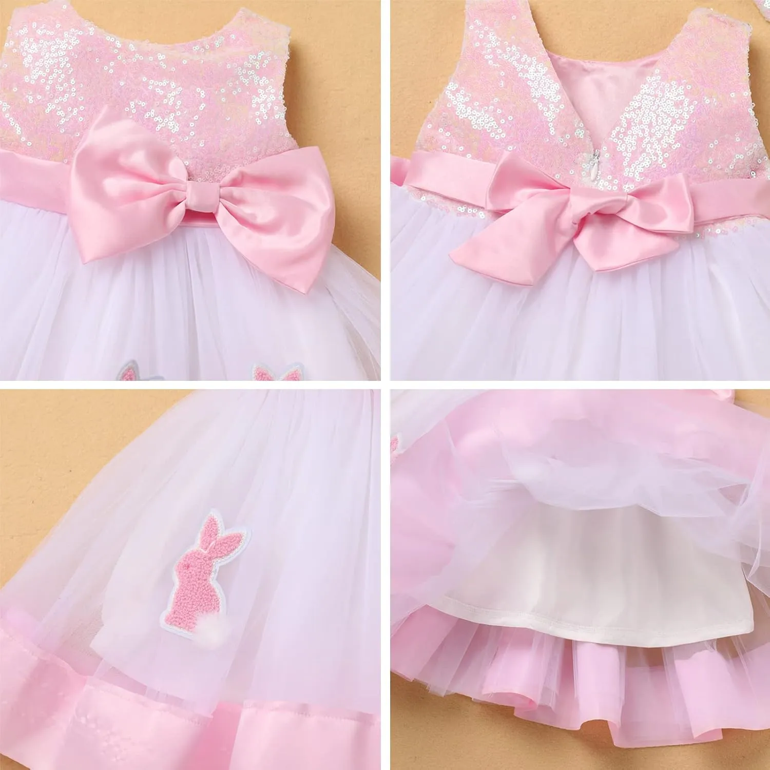 Baby Girl Princess Dress Cake Smash Birthday Tutu Dress Headband Baptism Clothes Set for Cake Smash Photo Shoot
