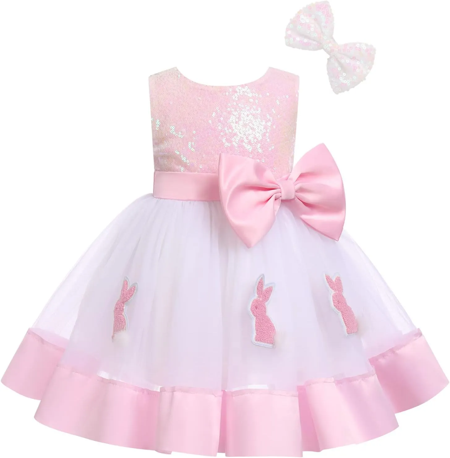 Baby Girl Princess Dress Cake Smash Birthday Tutu Dress Headband Baptism Clothes Set for Cake Smash Photo Shoot
