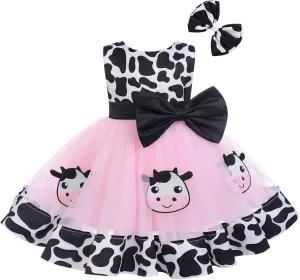 Baby Girl Princess Dress Cake Smash Birthday Tutu Dress Headband Baptism Clothes Set for Cake Smash Photo Shoot