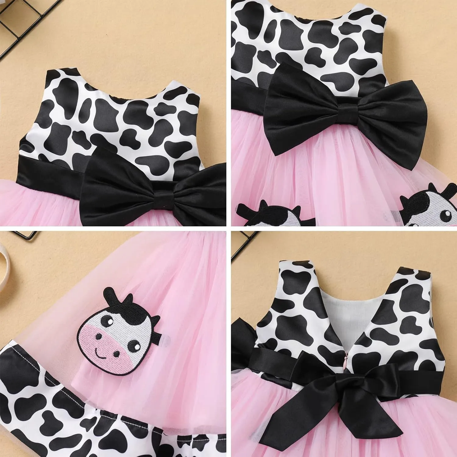 Baby Girl Princess Dress Cake Smash Birthday Tutu Dress Headband Baptism Clothes Set for Cake Smash Photo Shoot