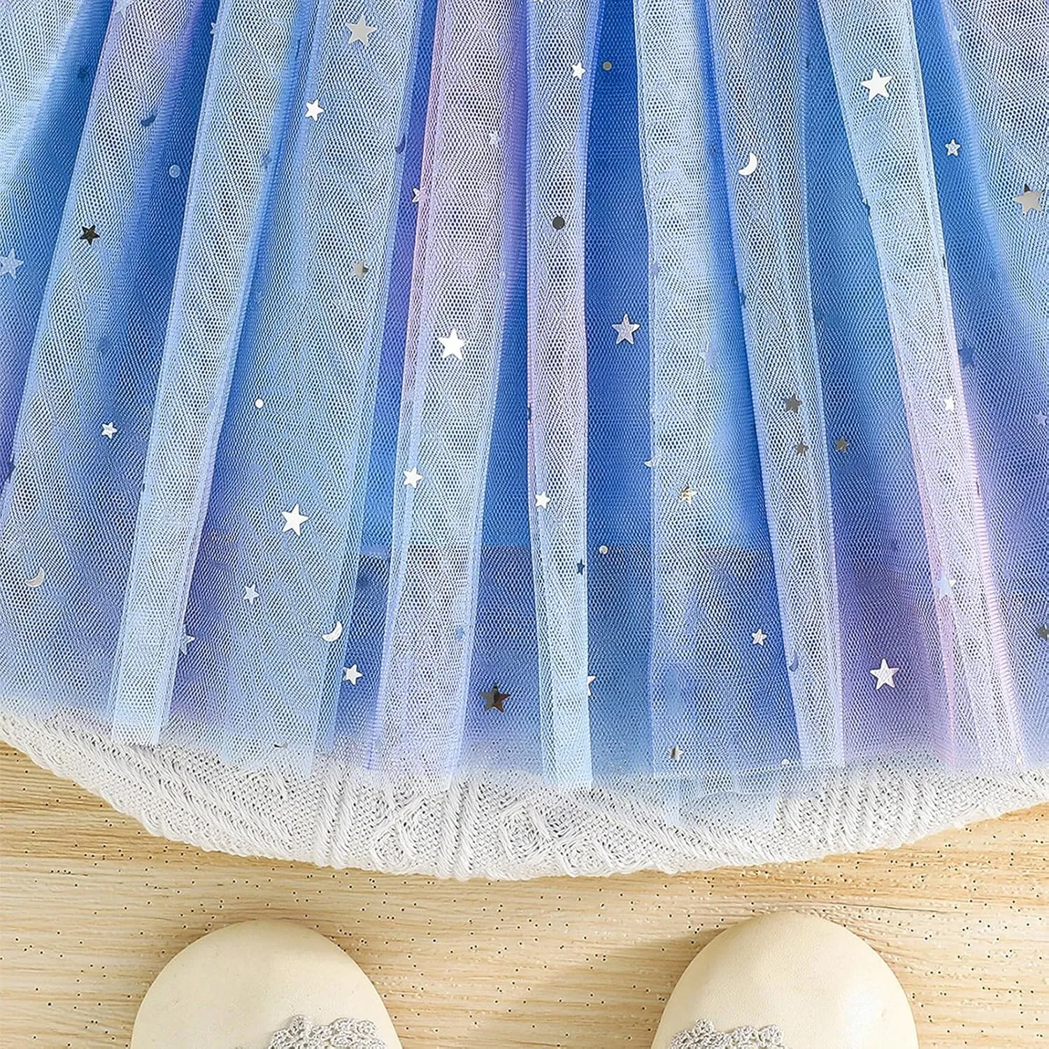 Balatele Toddler Baby Girl Tulle Dress Summer Sleeveless Embroidery Sequin Princess Birthday Party Tutu Dress