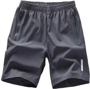 Bmuy Women’s Loose-fit Quick Dry Lightweight Workout Training Sports Shorts Zipper Pocket