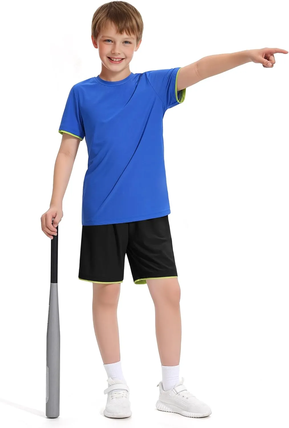 Boys Athletic Shorts Quick Dry Basketball Soccer Running Gym Summer Mesh Sports Shorts for Kids