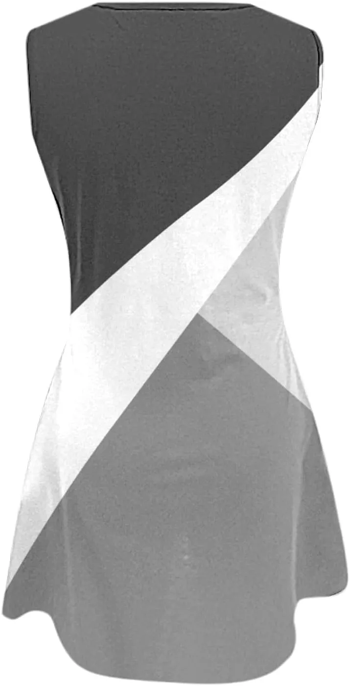 Casual Summer Dress Womens with Pockets Summer Casual Tank Dress Sleeveless Midi Beach Dress Cotton Sundresses
