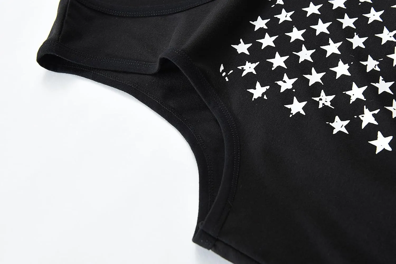 CM-Kid Men's Casual American Flag Tank Tops 4th July Independence Day USA Flag Sleeveless T-Shirt Gym Workout Patriotic Tees