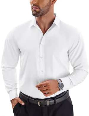 COOFANDY Men's Dress Shirts Long Sleeve Button Up Shirts Formal Business Shirt
