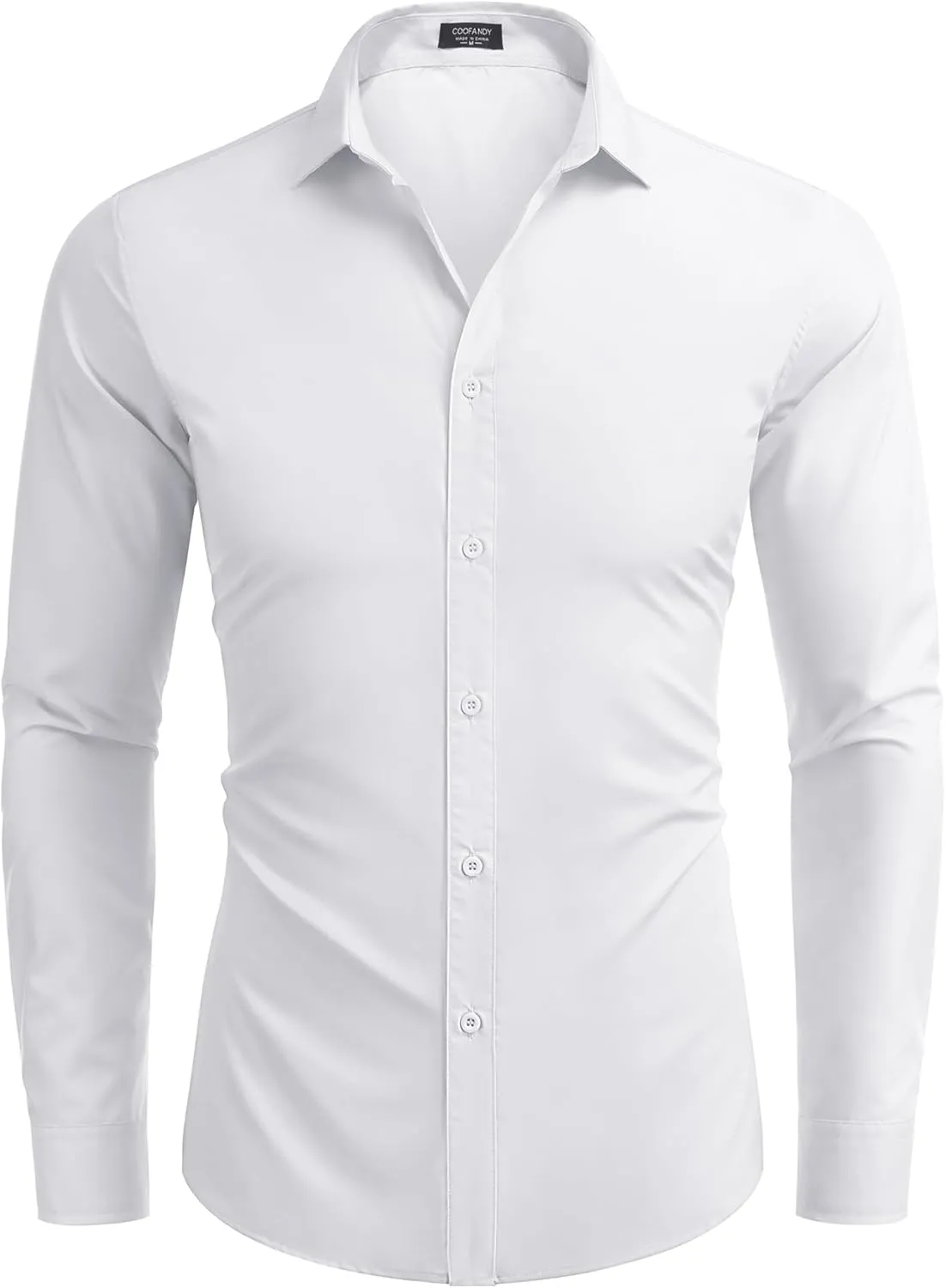 COOFANDY Men's Dress Shirts Long Sleeve Button Up Shirts Formal Business Shirt