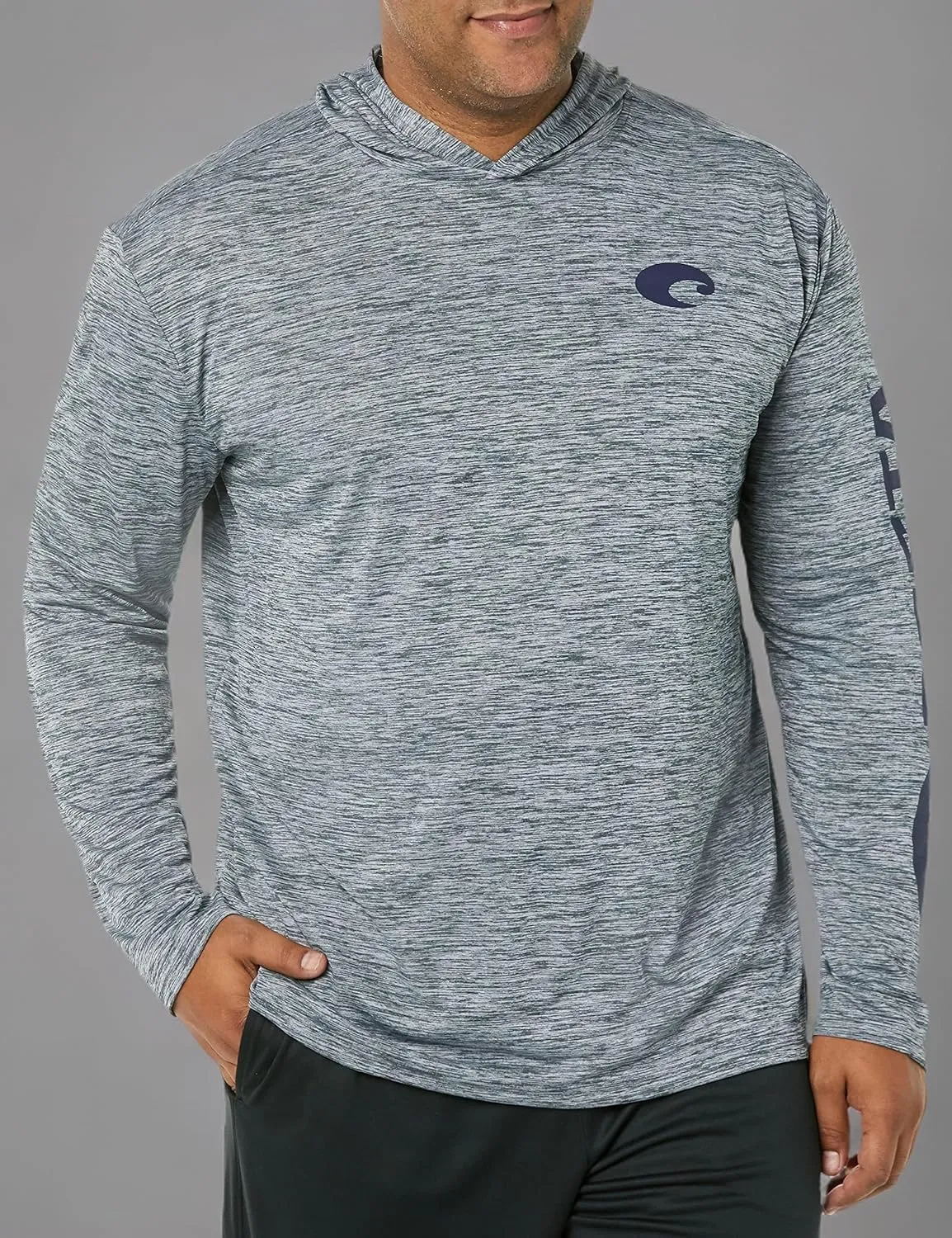 Costa Del Mar Men's Technical Hood Long Sleeve Shirt
