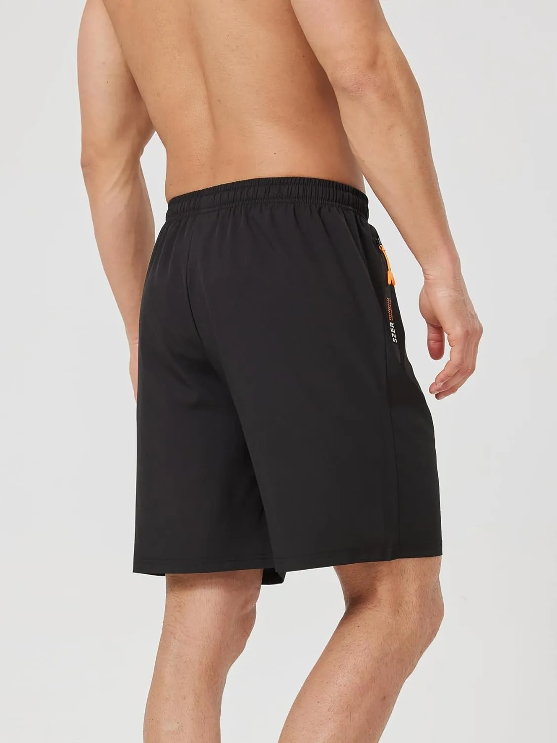 Fashion Men's Gym Workout Quick Dry Athletic Lightweight Running with Pockets Sports Shorts