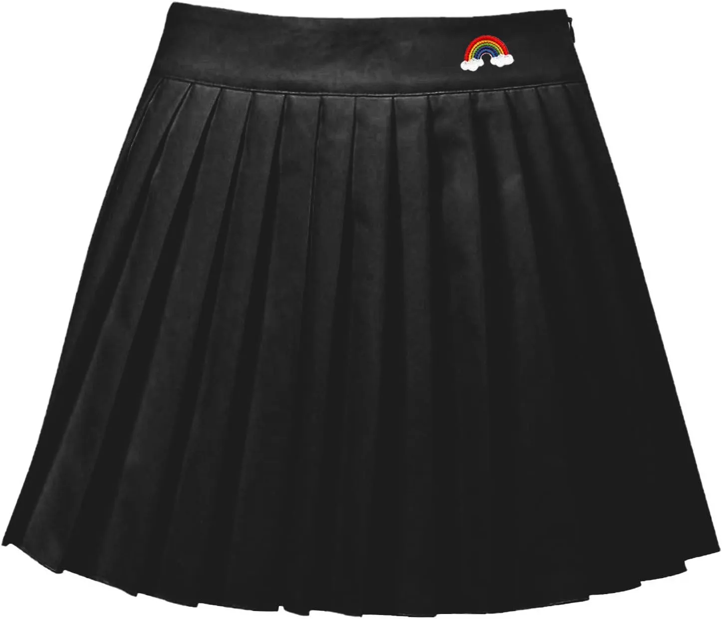 Fashion Mini Skirt for Women Skirt Pleated Pattern Zipper Sexy Cute Sexy Thin Side Women's Skirt Short Skirt Mini