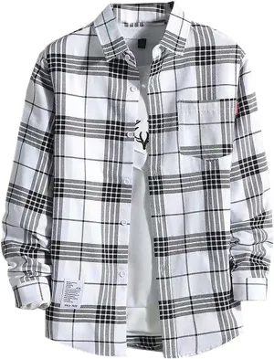 Flannel Shirts for Men Buttons Regular Fit Plaid Mens Long Sleeve Shirts Casual Shirts Camp Shirt Loose Workout Tops