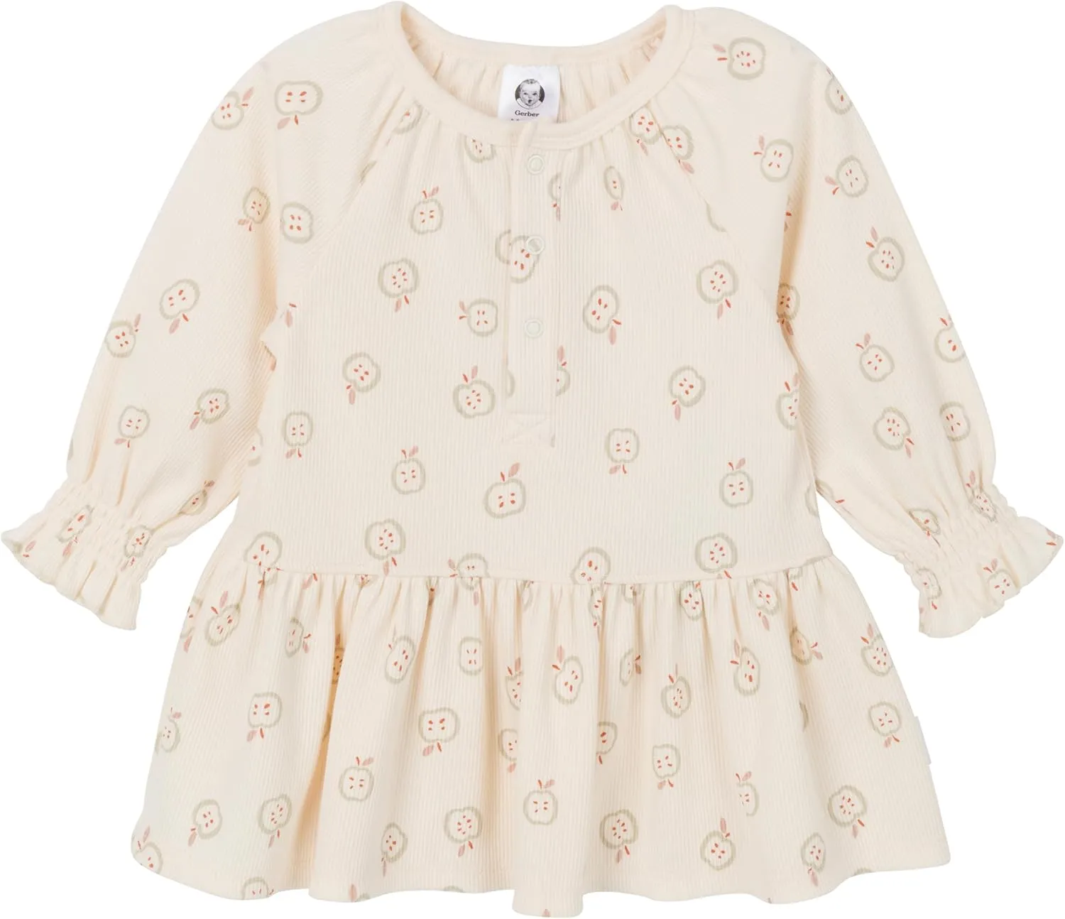 Gerber Baby Girls' Long-Sleeve Dress