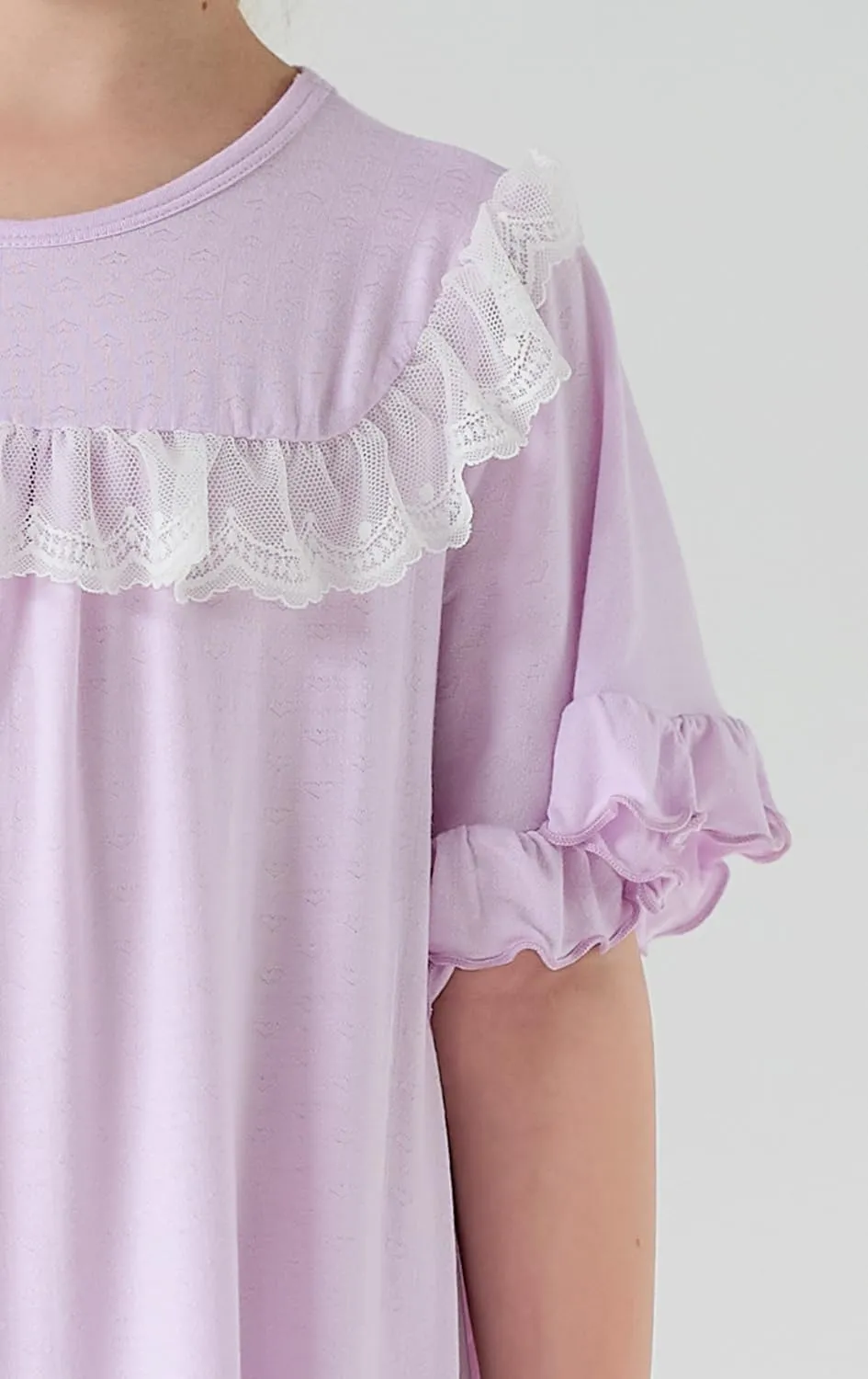 Girls' Princess Dress,Soft Summer Short Sleeve Casual Dresses 3-12Years