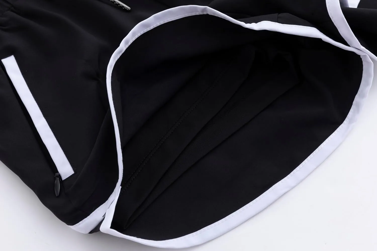 Girls Quick-Dry Sports Shorts Elastic Waistband Drawstring Built-in Liner Lightweight Athletic Running