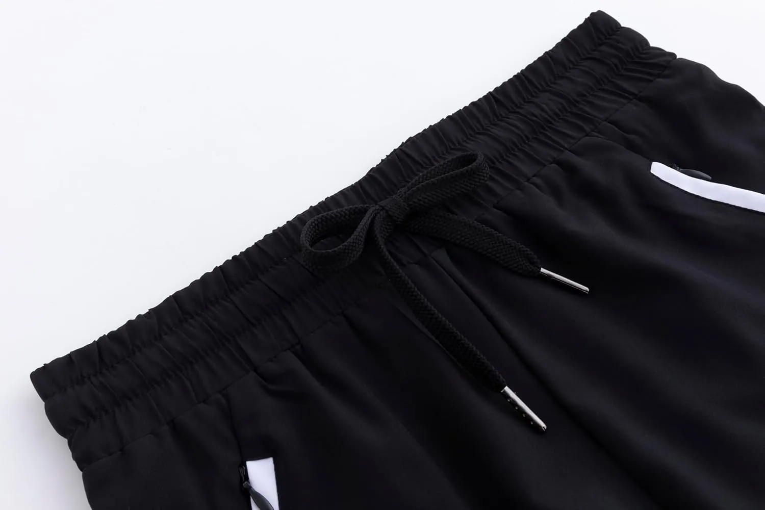 Girls Quick-Dry Sports Shorts Elastic Waistband Drawstring Built-in Liner Lightweight Athletic Running