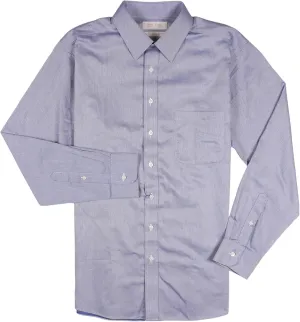 Gold Label Men's Slim Fit Non-Iron Point Collar Long Sleeve Dress Shirt with Pocket