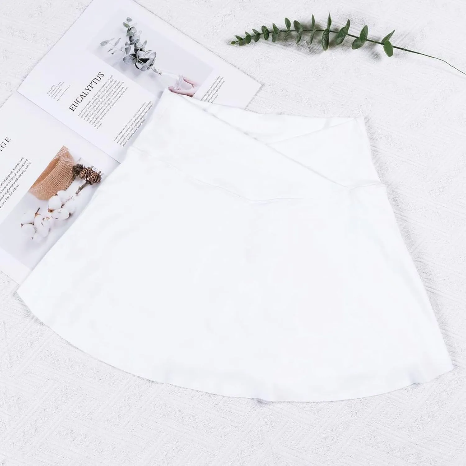 Golf Skorts for Women with Pockets Casual High Waisted Pickleball Skirts Tummy Control Tennis Skirts with Shorts