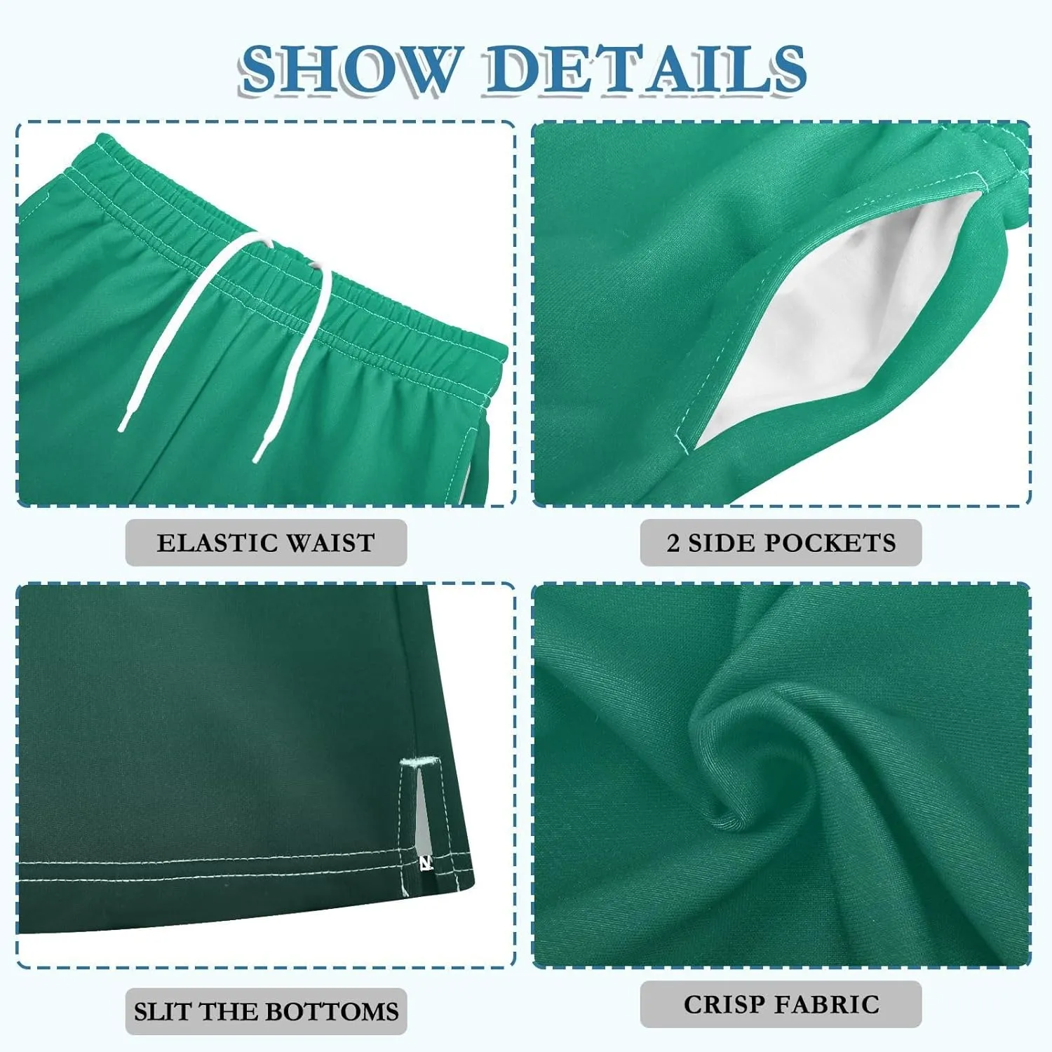 Gradient Boys Athletic Shorts Lightweight Kids Active Sports Shorts with Pockets