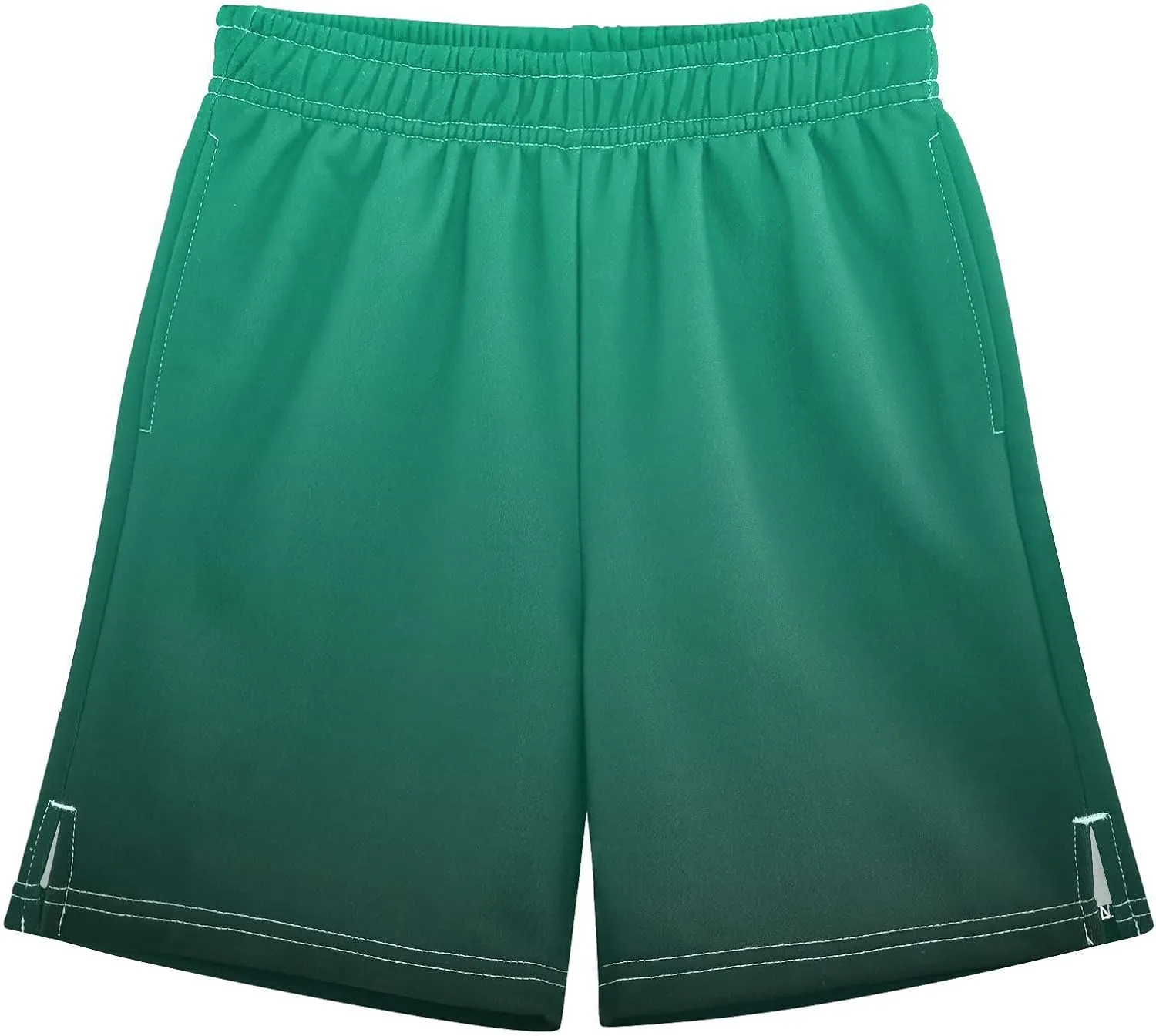 Gradient Boys Athletic Shorts Lightweight Kids Active Sports Shorts with Pockets
