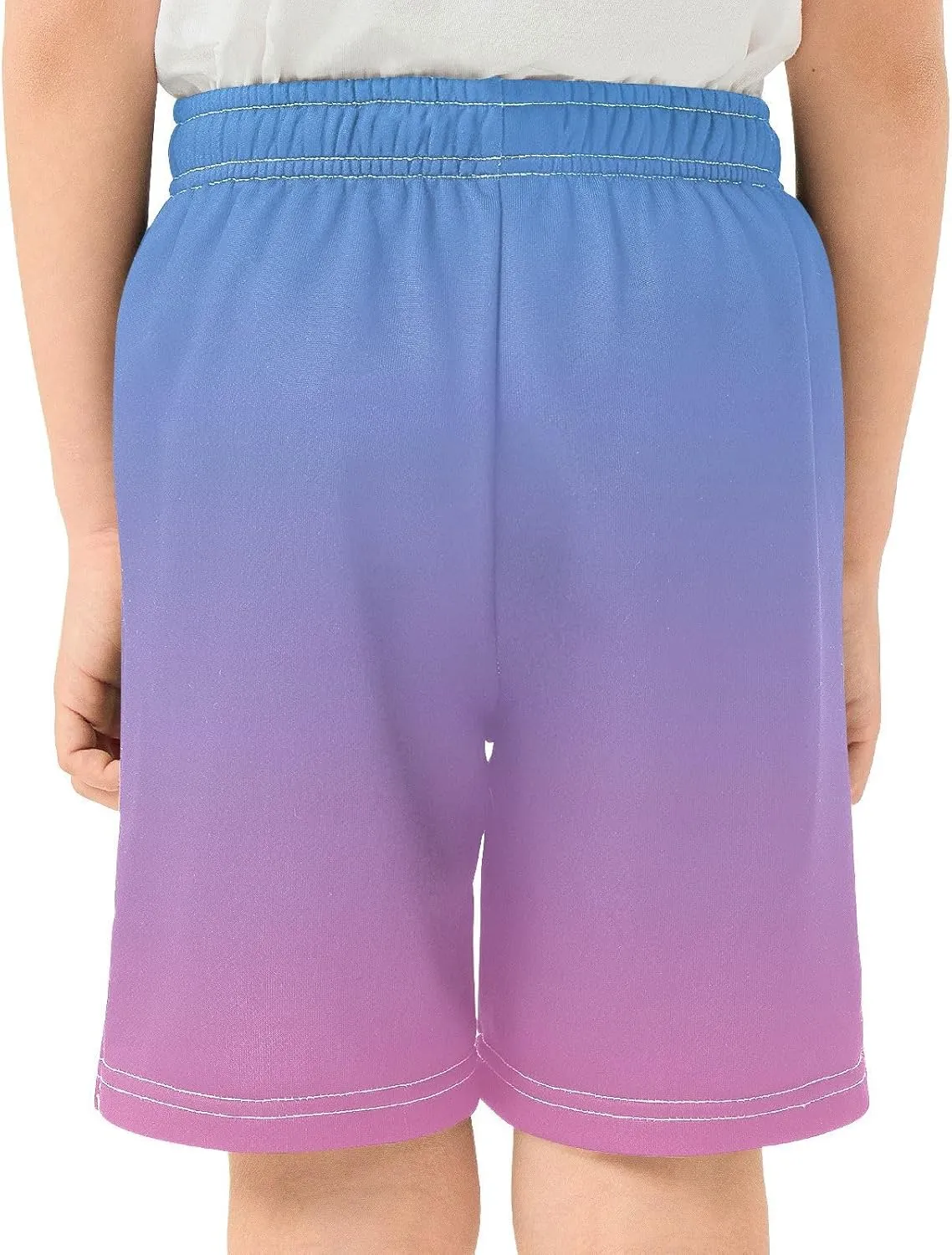 Gradient Boys Athletic Shorts Lightweight Kids Active Sports Shorts with Pockets