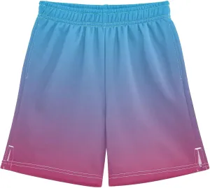 Gradient Boys Athletic Shorts Lightweight Kids Active Sports Shorts with Pockets