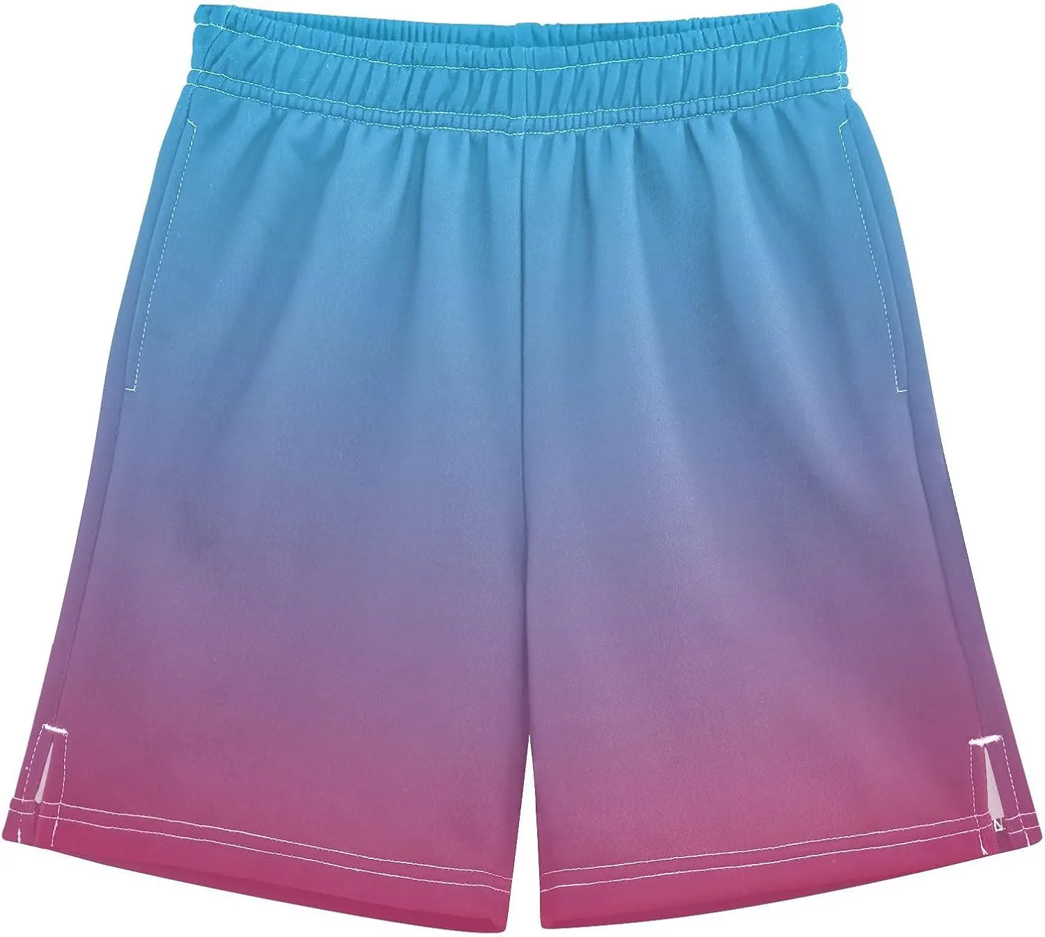 Gradient Boys Athletic Shorts Lightweight Kids Active Sports Shorts with Pockets