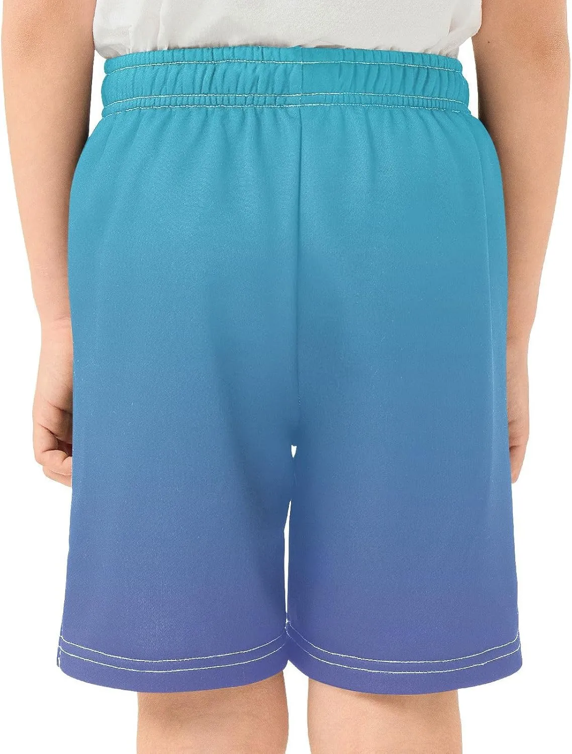 Gradient Boys Athletic Shorts Quick Dry Active Sports Shorts with Pockets for Kids