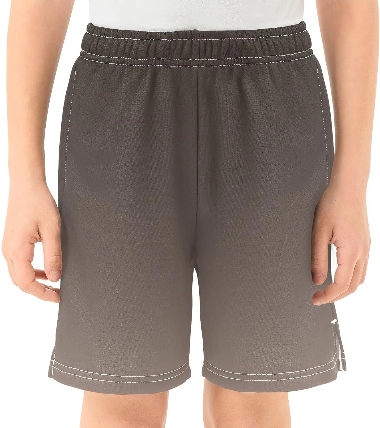 Gradient Boys Athletic Shorts Quick Dry Active Sports Shorts with Pockets for Kids