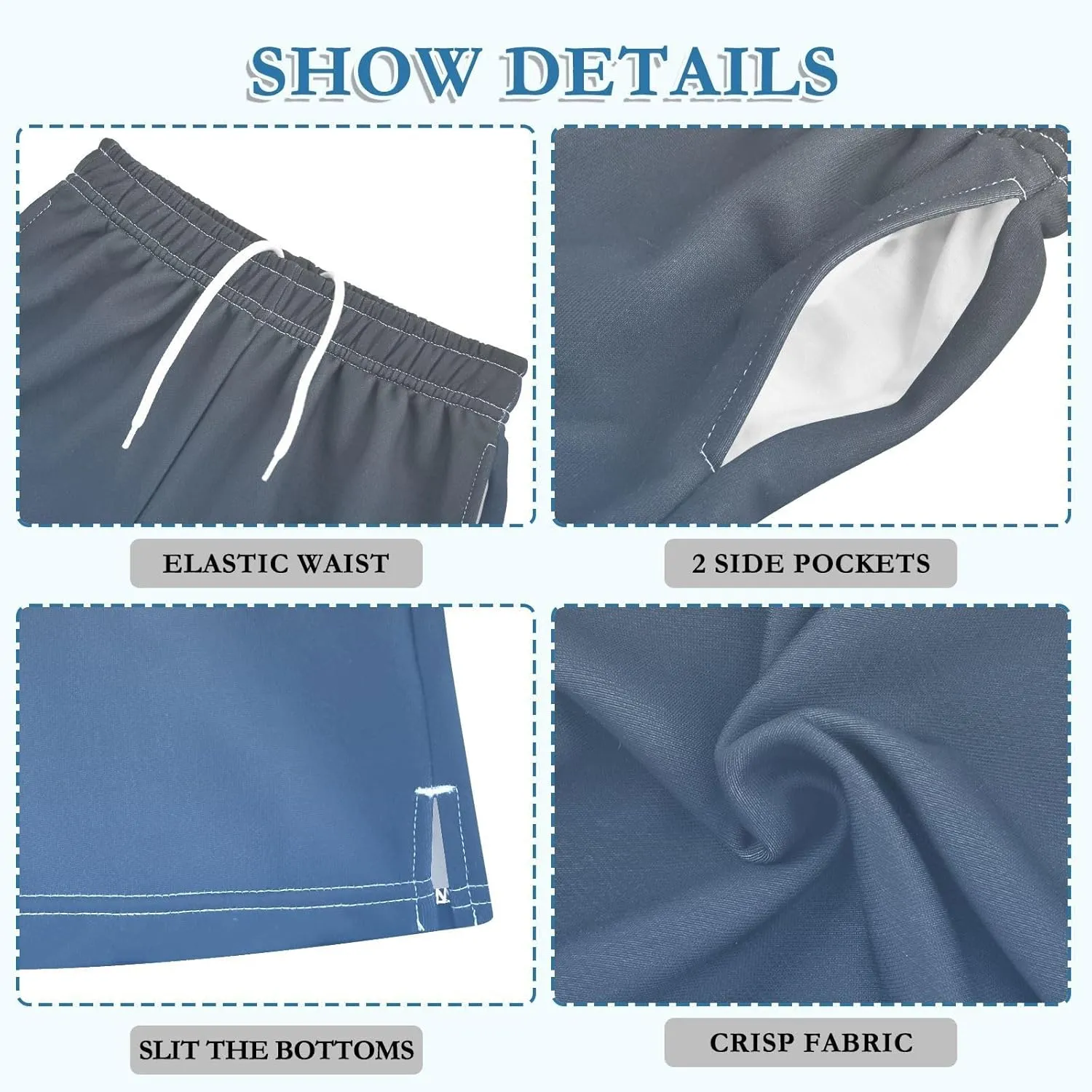 Gradient Boys Athletic Shorts Quick Dry Active Sports Shorts with Pockets for Kids