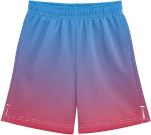 Gradient Boys Athletic Shorts Quick Dry Active Sports Shorts with Pockets for Kids