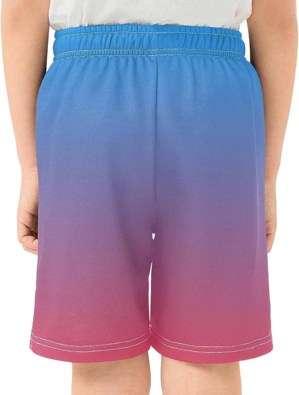 Gradient Boys Athletic Shorts Quick Dry Active Sports Shorts with Pockets for Kids