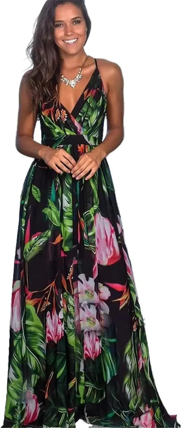 GUOYUXIAO Women's Sleeveless Dress Beachwear Strapless Skirt