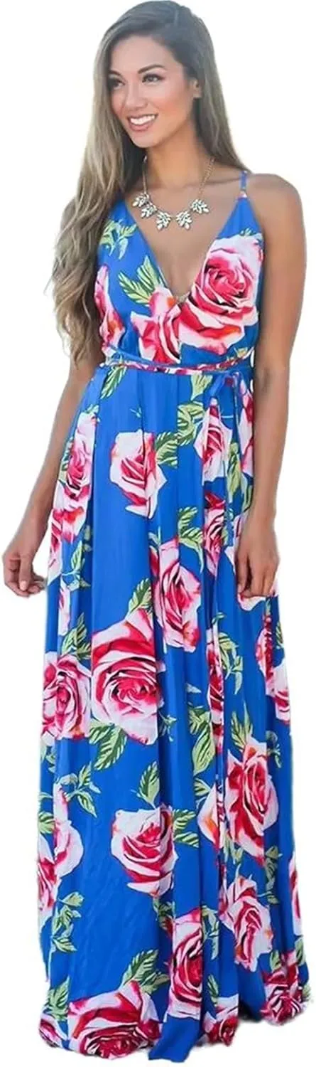 GUOYUXIAO Women's Sleeveless Dress Beachwear Strapless Skirt