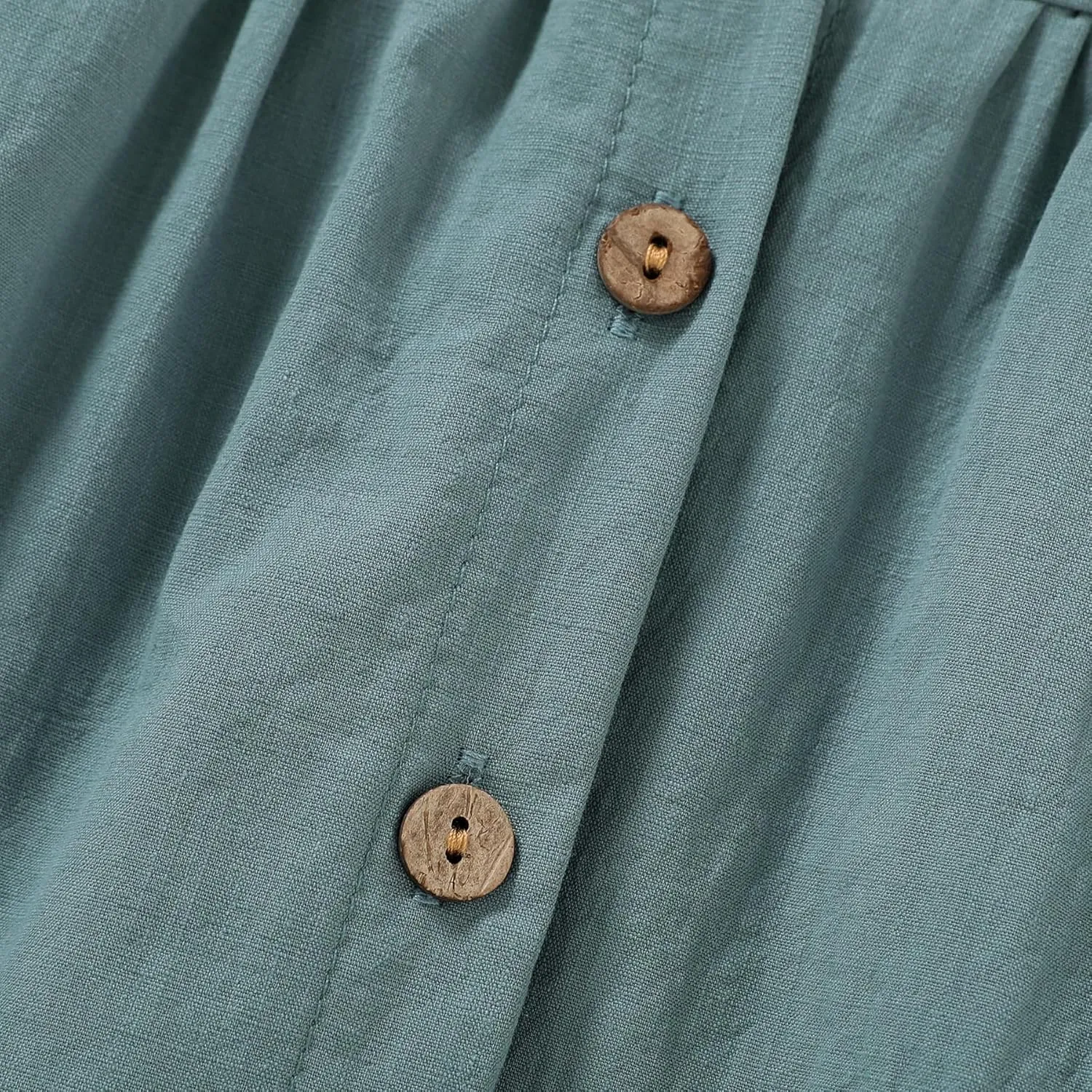 Happy Town 1-6 Years Toddler Baby Girls Summer Button Strap Dress Princess Sundress