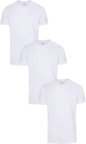 Have It Tall Men's CVC Soft Blend Slim Fit T Shirt 3-Pack
