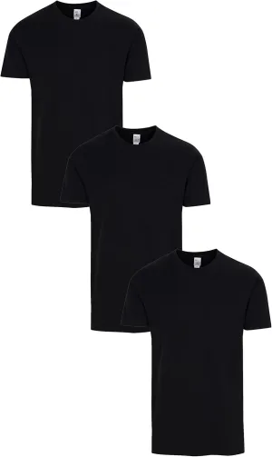 Have It Tall Men's CVC Soft Blend Slim Fit T Shirt 3-Pack
