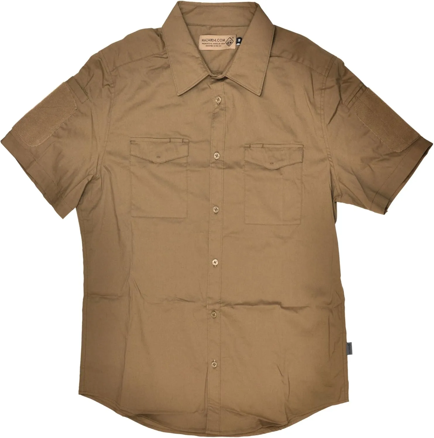 Hazard 4 Men's Mechanic Collar Stretch Work Short Sleeve Shirt