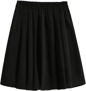 High Waist Mini Pleated Skirt Women Summer Elegant A Line Skirt