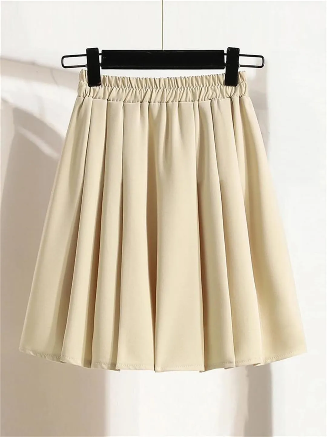 High Waist Mini Pleated Skirt Women Summer Elegant A Line Skirt