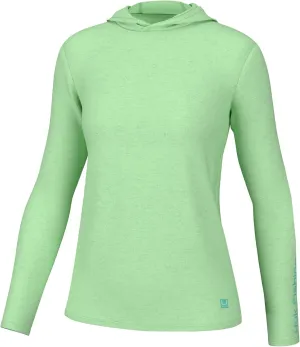 HUK Women's Waypoint Hoodie, Performance Long-Sleeve Shirt