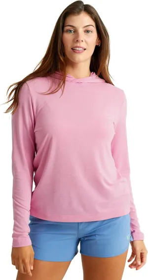HUK Women's Waypoint Hoodie, Performance Long-Sleeve Shirt
