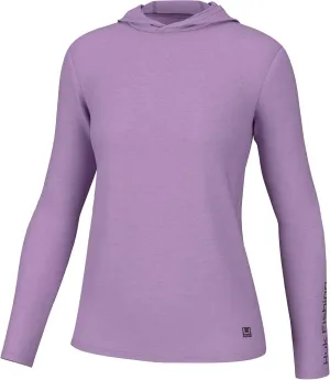 HUK Women's Waypoint Hoodie, Performance Long-Sleeve Shirt