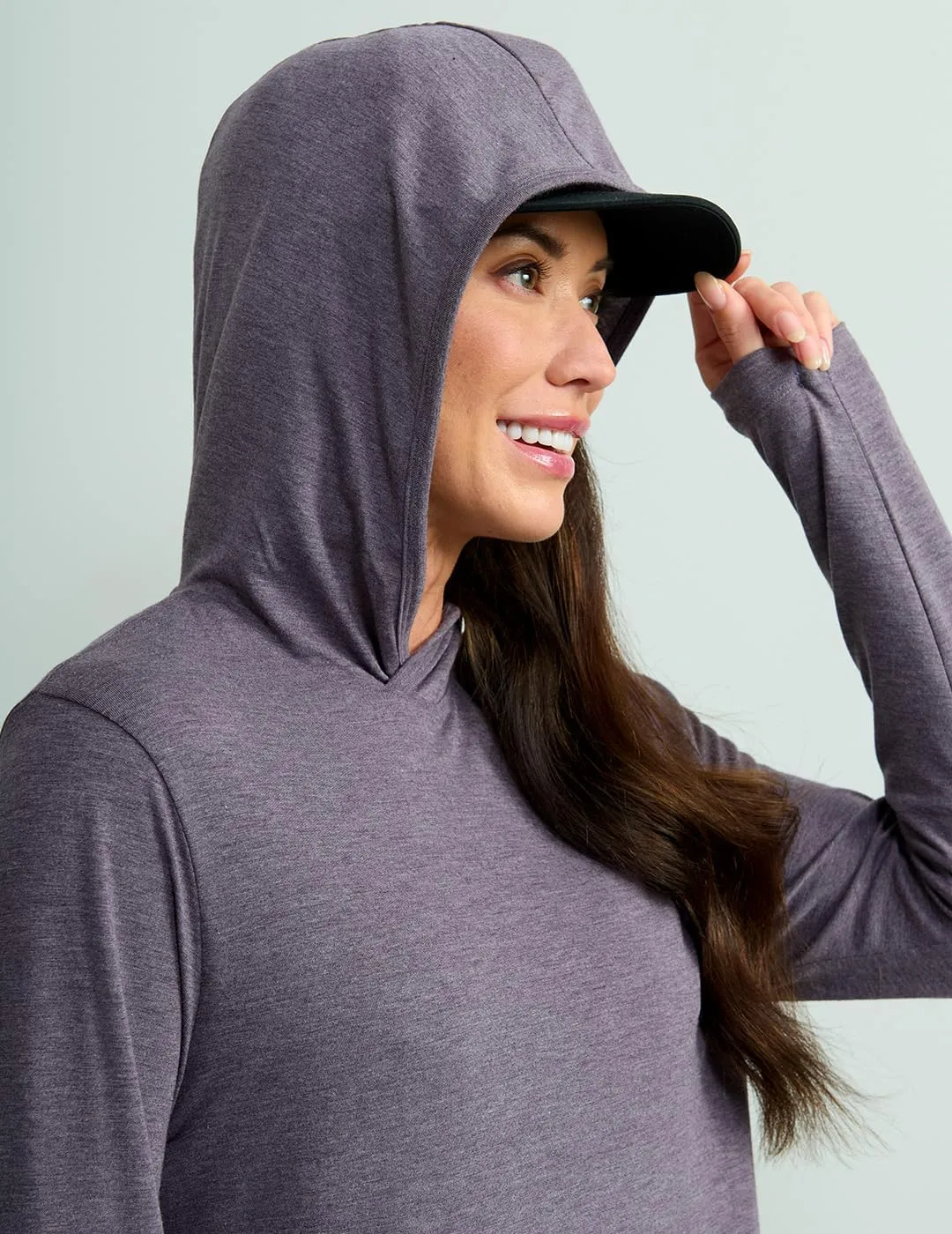 HUK Women's Waypoint Hoodie, Performance Long-Sleeve Shirt