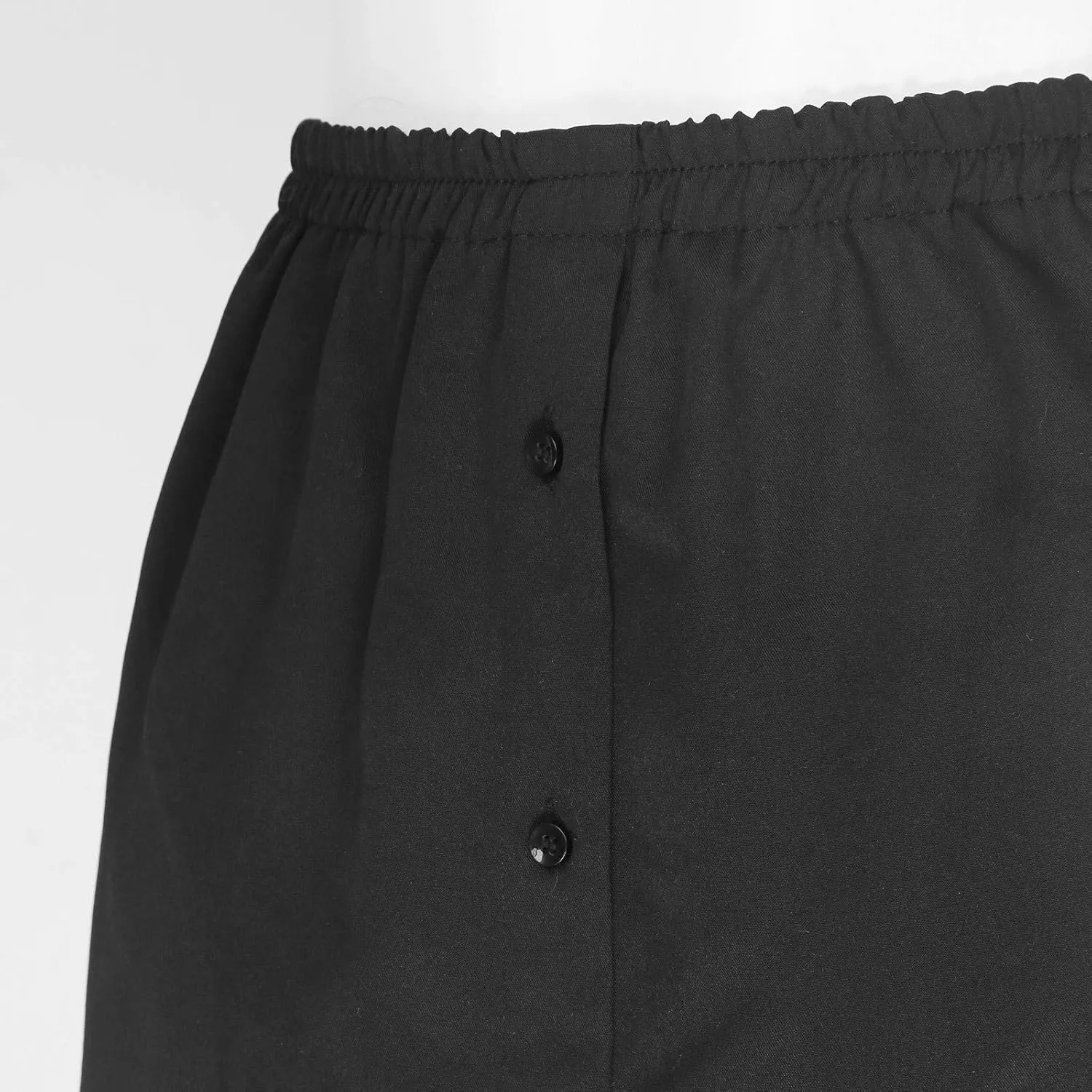 iiniim Women Irregular Mini Pleated A-Line Skirt Asymmetric Button Down Detachable Skirt