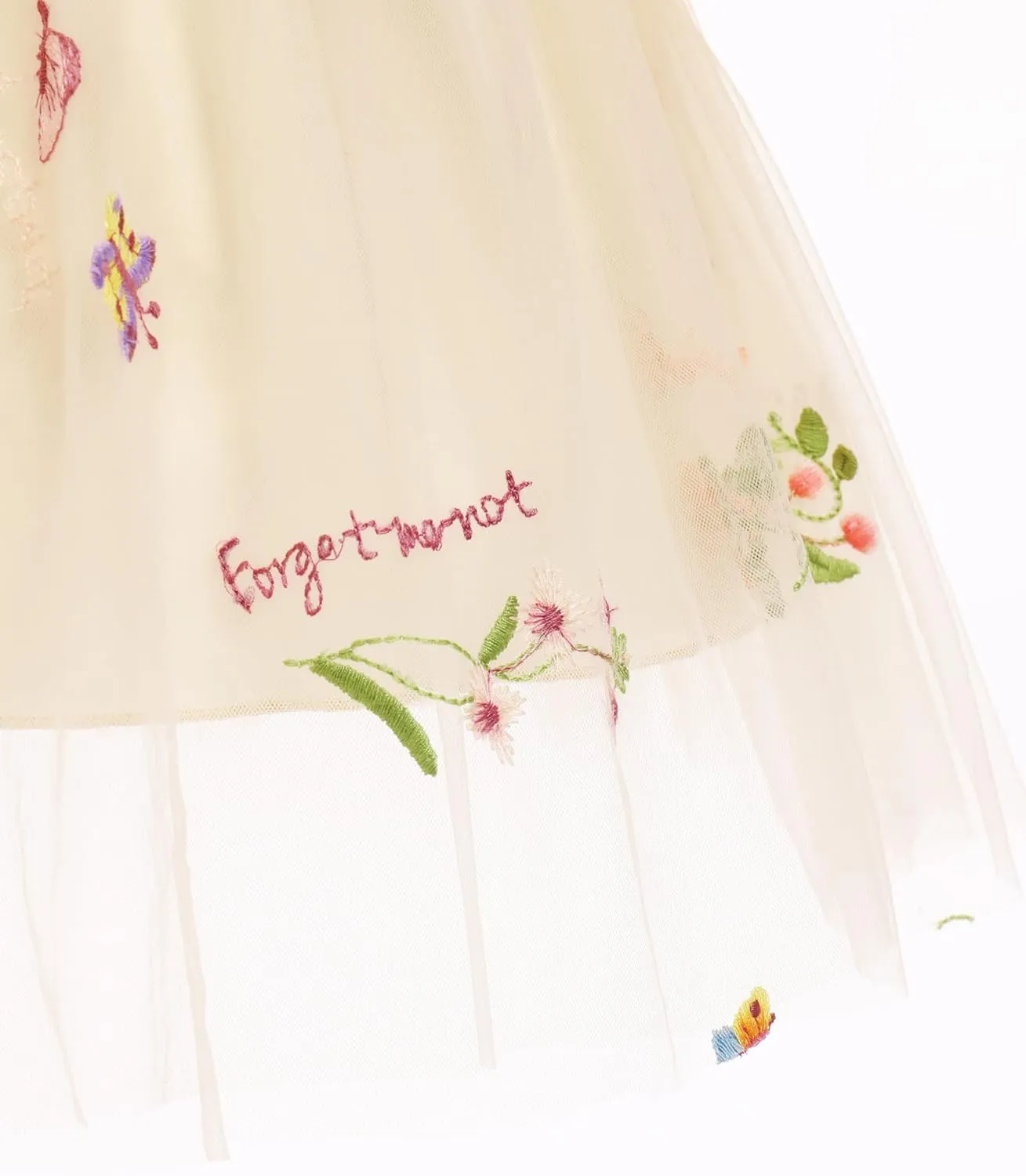 IMEKIS Toddler Girl Birthday Dress Floral Confetti Tulle Formal Wedding Party Long Sleeve Dress Cake Smash Photo Shoot