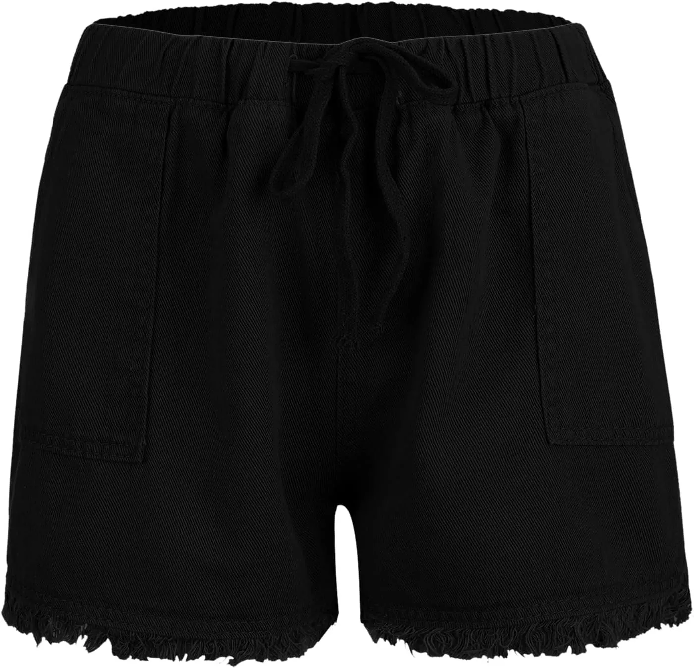 Jean Shorts Women Casual High Waisted Womens Denim Shorts Frayed Raw Hem Stretchy Shorts for Women