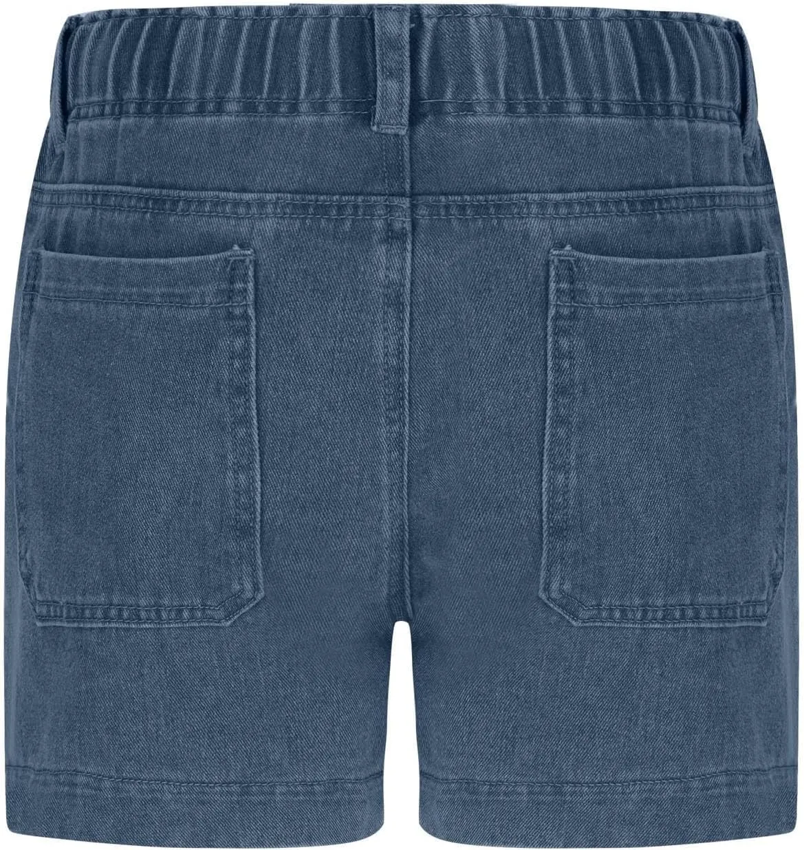 Jean Shorts Womens High Waisted Drawstring Pull On Short Jeans Baggy Casual Denim Chambray Shorts with Pockets